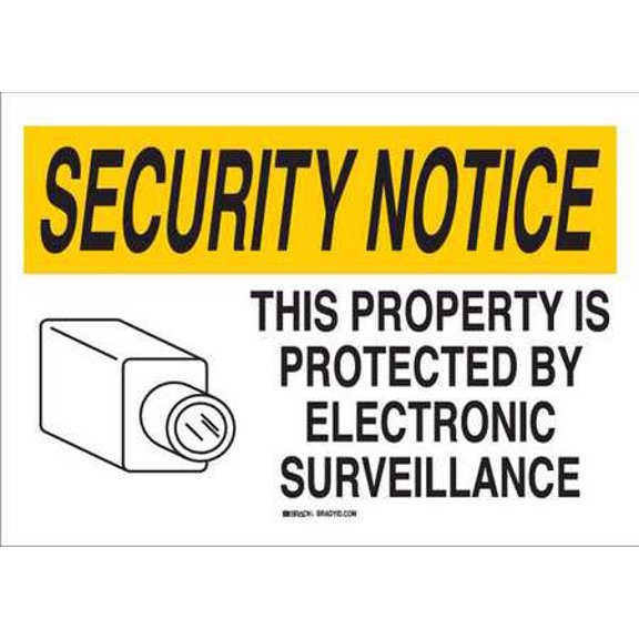 BRADY 122684 SECURITY NOTICE