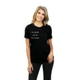 thumbnail image 2 of Kind People Are My Kinda People Women's Fashion Relaxed T-Shirt Tee Heather Black 2X-Large, 2 of 5