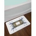thumbnail image 2 of Victorian Bath Mat, Frame with Two Girl Flying to Two Owl Two Hunter Animal Wildlife Jungle, Non-Slip Plush Mat Bathroom Kitchen Laundry Room Decor, 29.5 X 17.5 Inches, Violet Tan Pearl, Ambesonne, 2 of 2