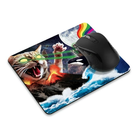 WIRESTER 8.66x7.08 in Rectangle Mouse Pad with Non-Slip Rubber Base for Computers  Laptop  Office & Home - Whale Astronaut Cat price history on PriceWatchPro