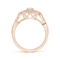 thumbnail image 2 of ANGARA Lab Grown Diamond Engagement Ring for Women in 14K Rose Gold (Size-3.4mm| Color-F-G| Clarity-VS) | April Birthstone, Anniversary, Jewelry Gift for Women | Lab-Grown Diamond Ring, 2 of 6