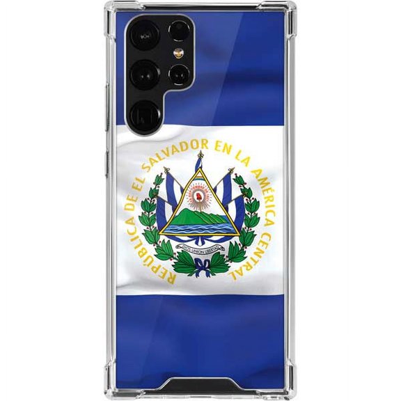 Skinit Countries of the World El Salvador Flag Galaxy S22 Ultra Clear Case