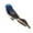 Blue, variant on 1 Piece Feathered Birds with Clip, Artificial Craft Birds for Garden Parties Lawn Decor , Yellow