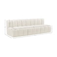 thumbnail image 3 of Meridian Furniture Arc Cream Velvet Modular Sectional, 3 of 10