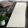thumbnail image 2 of SAFAVIEH Tahoe Candyce Solid Shag Runner Rug, Ivory, 2' x 9', 2 of 8