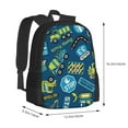 thumbnail image 3 of Vsdgher Dump Truck Print Backpack for Women Men School Bookbag with Laptop Compartment for College Work Travel, Simple Fashion Casual Daypack, Fit 15" Laptop, 3 of 8