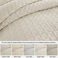 thumbnail image 2 of Juego de ropa de cama Palassio, 100% algodón, tamaño king, beige, 2 of 8