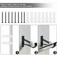 thumbnail image 4 of Curtain Holders With Plastic Locking Buckle For 1 To 1.2 Inch Rods, Strong Capacity Supporting Up To 30 Kg, Easy Installation Curtain Rod Brackets Accommodating Various Rod, 4 of 5