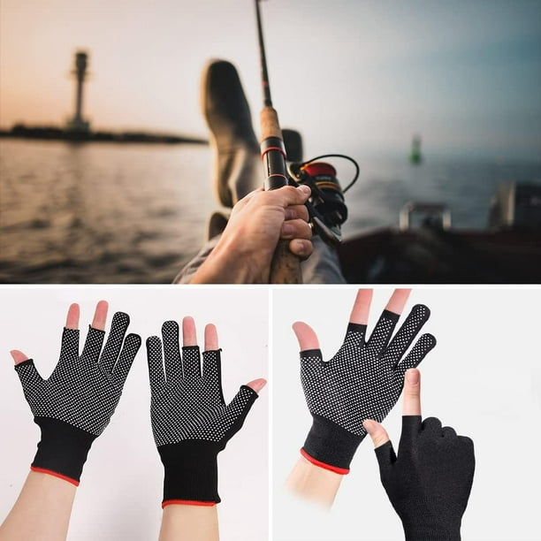 Yaohui Fishing Glove, Hunting Gloves, Fishing Gloves, Fishing Glove For Outdoor Fishing Safely Handle Non-Slip,cut Finger Anti-Slip Breathable Fishing