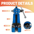 thumbnail image 6 of Arbor Press 2 Ton, Heavy-Duty Frame, 15.35x6.3x17.32in Size, Manual Desktop Cast Iron Press, Assembly Workshop, Processing Workshop (Blue), 6 of 7