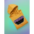 thumbnail image 3 of Proud Purple Glitter Banner Hoodie Men -Smartprints Designs, Male 3X-Large, 3 of 4