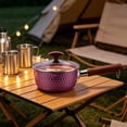 thumbnail image 5 of Titanium Saucepan with Lid 7.09in Non-Stick Soup Pot Pure Titanium Pan Fast Even Heating Dual-Pour Spouts All Cooktops, 5 of 7