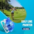 thumbnail image 4 of Wosthever Marcador de línea de pelota de Golf, herramienta de alineación de ayuda de posicionamiento para exteriores, accesorios de ejercicio Golf Azul, 4 of 6