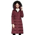 thumbnail image 4 of Orolay Women's Puffer Faux Fur Hood Long Down Coat, 4 of 6
