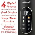 thumbnail image 2 of Brentwood 1,100-Watt 1.7-L Cordless Digital Glass Electric Kettle with Tea Infuser (Black), KT-2018DBK, 2 of 5