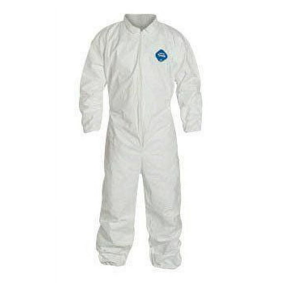 TYVEK® 400, COVERALL, ZIPPER FRONT, ELASTIC WRIST AND ANKLE, STORMFLAP