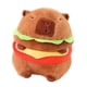 thumbnail image 3 of Peluche de animal, juguete de peluche, carpincho, muñeco de peluche suave, hamburguesa de peluche 40cm, 3 of 9