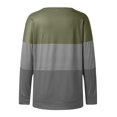 thumbnail image 4 of WEAIXIMIUNG T-Shirts pour Femmes Ensemble Tendance Chandail en Molleton Décontracté pour Femmes Col Rond Manches Longues Ample Pull Tops Basiques Chandails à Capuchon Surdimensionnés, 4 of 5