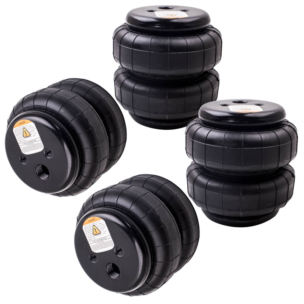Maxpeedingrods 4x 2500 lb Air Ride Bags Standard 1/2"npt Single Port