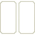 thumbnail image 4 of Ekena Millwork 31"W x 62"H Bulwark Rope Panel Moulding Kit (Double Panel), 4 of 10