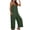Army Green, variant on Rompers for Women Summer Casual One Piece Jumpsuits Trendy Split Wide Leg Overalls Beach Vacation Travel Clothes Black XXL(XXL)
