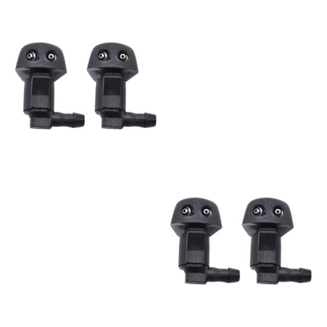 Baohd Pack of 2 Car Windshield Wiper Nozzle Vehicle Washer Jets Replacing Parts 2Set