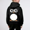 thumbnail image 4 of Bibifish Kids Hoodies Cartoon Penguin Graphic Print Hooded Sweatshirts Soft Pocket Drawstring Hood Casual Outdoor Activities Cute Hoodies, 4 of 5