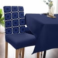 thumbnail image 5 of Dining Chair Covers Set of 4,Abstract Boho Brown Flower Universal Stretch Kitchen Seat Covers Parsons Chair Protector Slipcover for Home Restaurant Party Decor,Rustic Farmhouse Aesthetics, 5 of 6