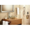thumbnail image 6 of Moen YB8886BN 90 Degree Rectangular Mini Towel Bar Towel Ring in Brushed Nickel, 6 of 7