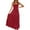 Red #48, variant on Evdexr Tube Top Dress for Women 2025 Summer Solid Strapless Maxi Dresses Off Shoulder Smocked Flowy Beach Sundresses Black M