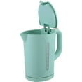 Mainstays 1.7L Plastic Kettle, Classic Mint