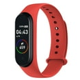 thumbnail image 1 of Red Smart Fitness Tracker with 0.96" HD Color Screen, IP67 Waterproof, Heart Rate & Blood Pressure Monitor, Step Counter, Sleep Tracking, Call/Message Notifications, Wrist Wake-Up, Remote Camera, 1 of 6