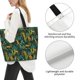 thumbnail image 3 of Balery Jungle Leopard Yellow Bolsa Tote Estilo Estético con Cremalleras, Bolsa de Hombro, Bolsa de Compras Grande y Plegable, 3 of 8