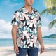 thumbnail image 3 of Fotbe Butterfly Camisa Hawaiana para Hombre Unisex – Camisa Casual de Verano con Botones de Manga Corta de Algodón y Lino,Medium, 3 of 7