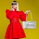 thumbnail image 1 of Bolso Mujer Abajo Hombro Moda Puffer Tote Otoño Invierno Plata, 1 of 7