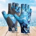 thumbnail image 1 of Guantes De Pesca Guantes de pesca Guantes de fitness elásticos de medio dedo Accesorios deportivos (Oceans XL) Sywqhk Para Estrenar, 1 of 6