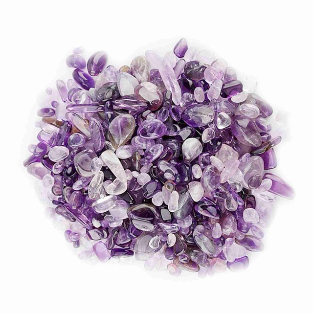 Piedra De Cristal , Piezas De Cuarzo, Papas Fritas Pulidas Para Peces, Puntería, Decoración Con Piedra Irregular, Tazón De Altar Que Ofrece Un Tazón, Bolsa De 100 G/3.5 Oz,