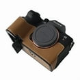 thumbnail image 3 of GadgetCom Camera Half Case Compatible with Sony Alpha 7RV A7R5 , Anti-Slip PU Leather Shell Protective Cover, 3 of 5