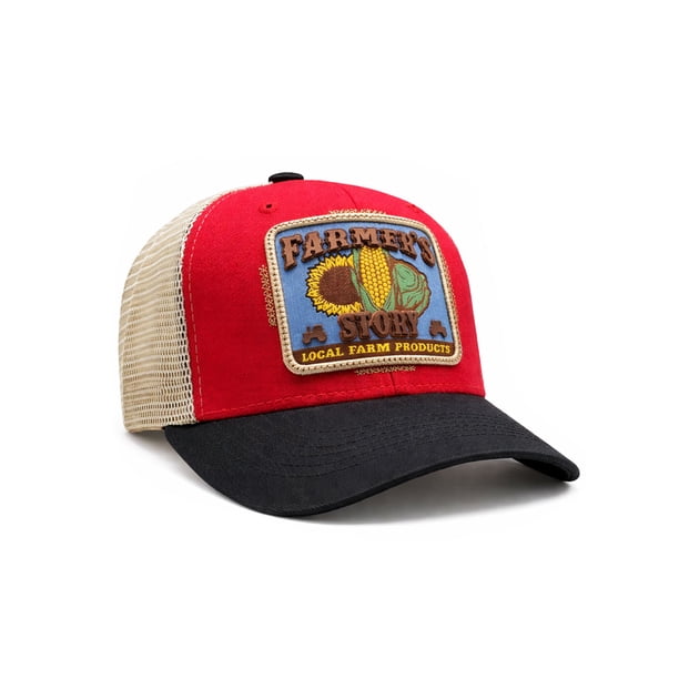 KNITE Gorra Farmer Corn Blue Trucker Hombre Ajustable Cosecha Estilo Rancher