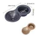 thumbnail image 3 of Injueey Molde para magdalenas, Mousse, herramienta para hornear pasteles grandes, taza para magdalenas, acero al carbono, reutilizable, utensilios para Herramientas y accesorios para hornear Gris Injueey HA083039-01, 3 of 6