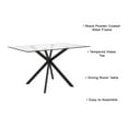 thumbnail image 2 of Home Gear Rectangular Dining table with black X-base, 2 of 5