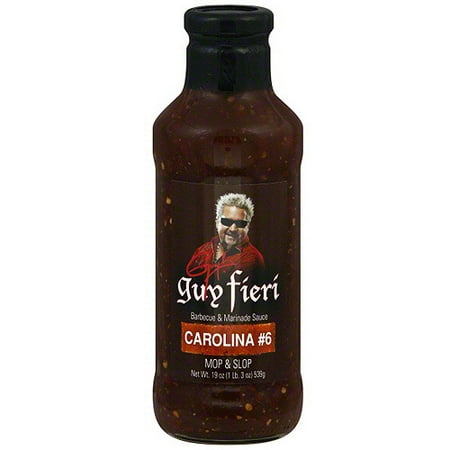 Guy Fieri Carolina #6 Mop & Slop Barbecue & Marinade, 19 oz (Pack of 6)