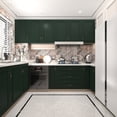 thumbnail image 2 of VIOPVERY Contact Paper 15.7"x393" Solid Green Wallpaper Peel and Stick Wall Paper Waterproof Easily Removable Self-Adhesive Film Wall Covering for Kitchen Countertop and Cabinet Shelf Liner Decorative, 2 of 7