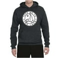 thumbnail image 2 of Wild Bobby, Take Me To The Lake, Unisex Graphic Hoodie Sweatshirt, Heather Black, X-Large, 2 of 4