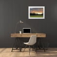 thumbnail image 3 of Bierstadt, Albert 24x19 White Modern Wood Framed Museum Art Print Titled - California Sunset, 3 of 4