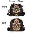 thumbnail image 3 of Herdesigns Day The Dead Skull Halloween Insulated Lunch Bag for Women Men Adults Large Reusable Lunch Box Leakproof Portable Cooler Tote Bags with Adjustable Shoulder Strap, 3 of 7