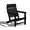 Black, variant on SERWALL Adirondack Chairs, All-Weather HDPE Outdoor Adirondack Chairs for Fire Pit, Patio, Garden, Backyard & Deck,Gray