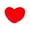 🥑 Red_Base#1624, variant on Faux Rabbit Fur Heart Shaped Throw Pillow Decorative Sofa Cushion for Bedroom and Living Room