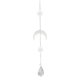 thumbnail image 1 of Kuymtek Wind Chime Crystal Catcher Adornos Colgantes Prismas para El (Luna 4), 1 of 9