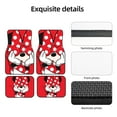 thumbnail image 5 of Cartoon Mickey Mouse And Minnie Mouse Car Floor Mats Universal Floor Mats for Cars Front Rear Car Foot Mats Cute Anime Pattern Car Accessories for Trucks, 5 of 5